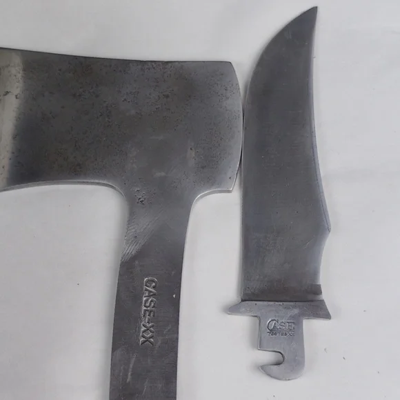 Beautiful Vintage Rare Case XX Hatchet And Knife Combo.